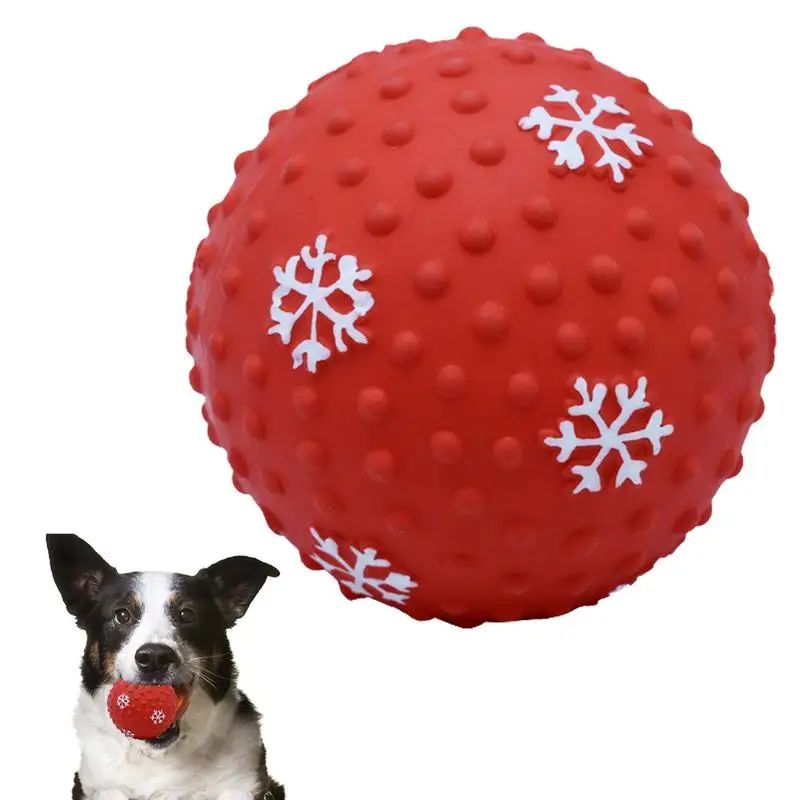 Christmas Dog Ball Toy