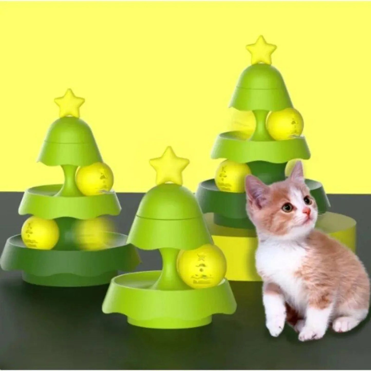 Festive Interactive Cat Tower