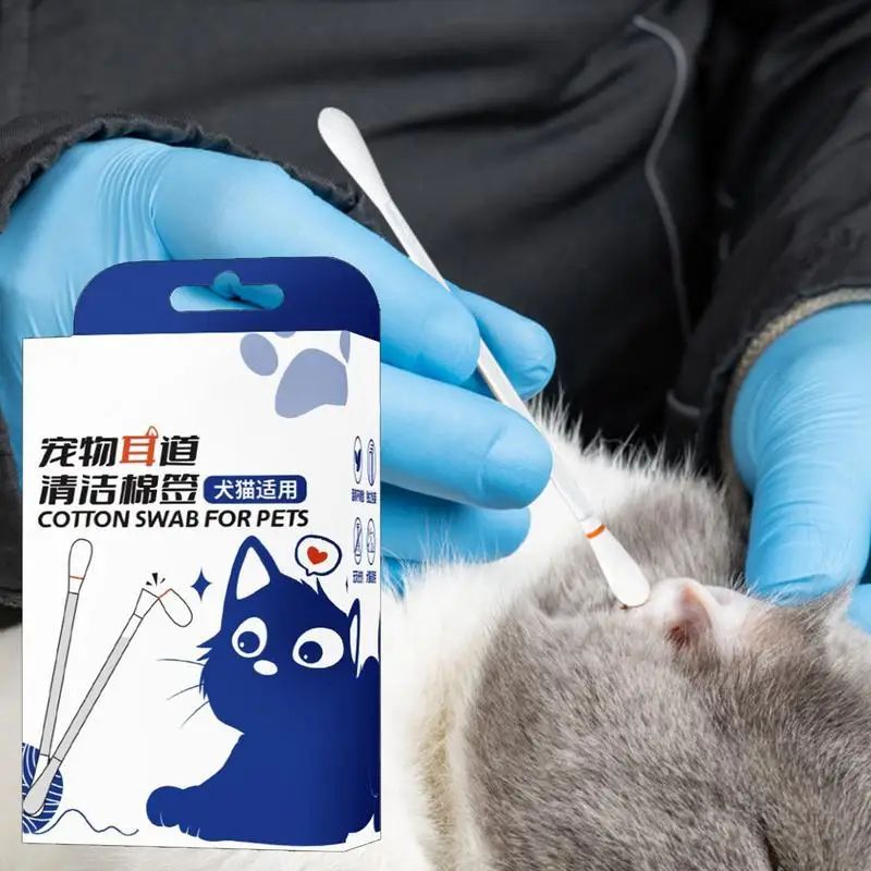 Professional Pet Ear Care Cotton Swabs!