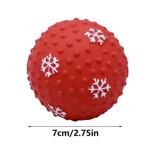 Christmas Dog Ball Toy