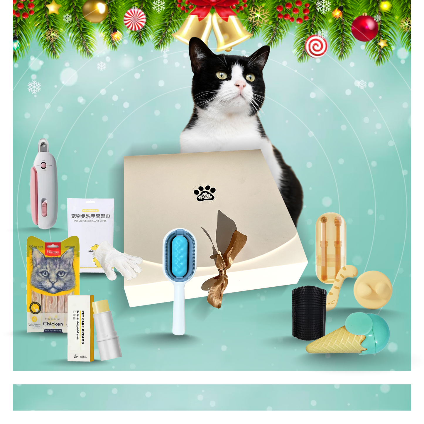 Christmas Gift Box- Cats n Kittens