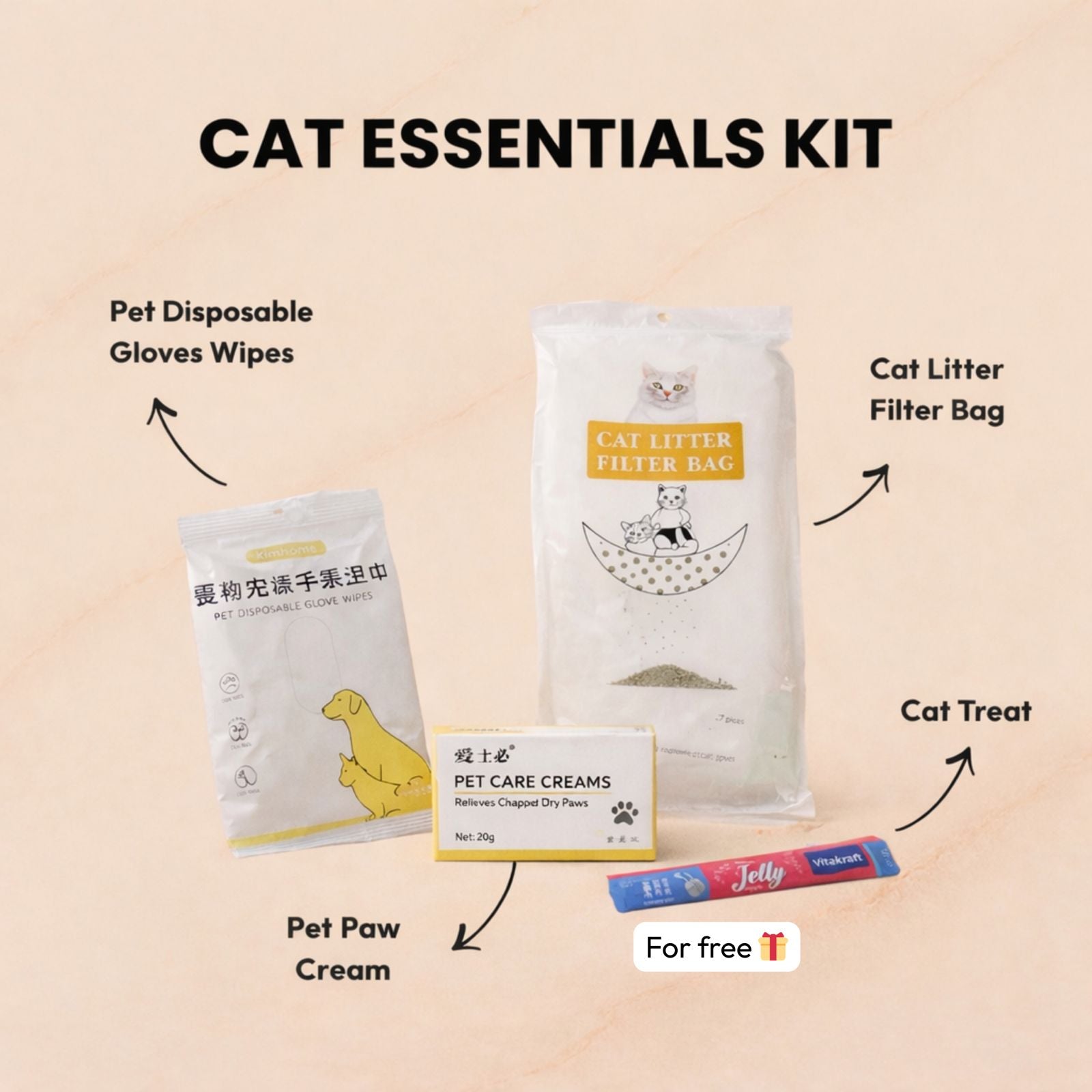 Cat Essentials Kit – ThePawlb