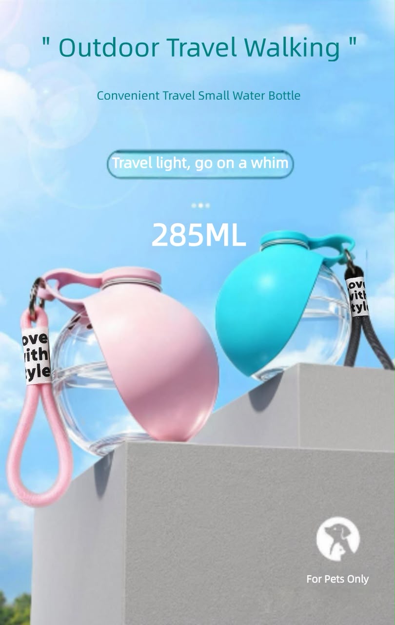 2-in-1 Portable Pet Travel Bottle