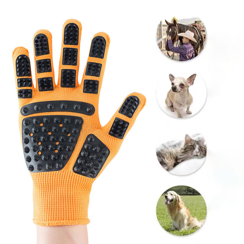 Pet Grooming Colored Gloves